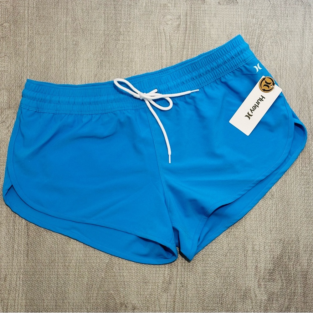 Hurley Phantom Solid 2’5” Board short turquoise blue size L new with tags